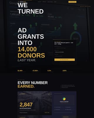 Nonprofit Marketing & Agency Specialist Portfolio Website Template