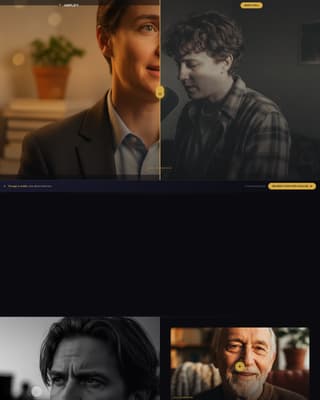 Nonprofit Marketing Agency Cinematic Landing Page Template
