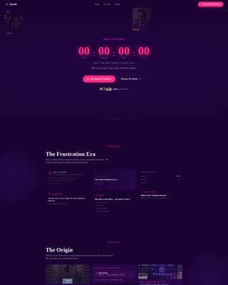 Booth - Electric Voiceactor Landing Page Template