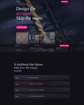 Drape - Stunning Fashiontech Landing Page Template