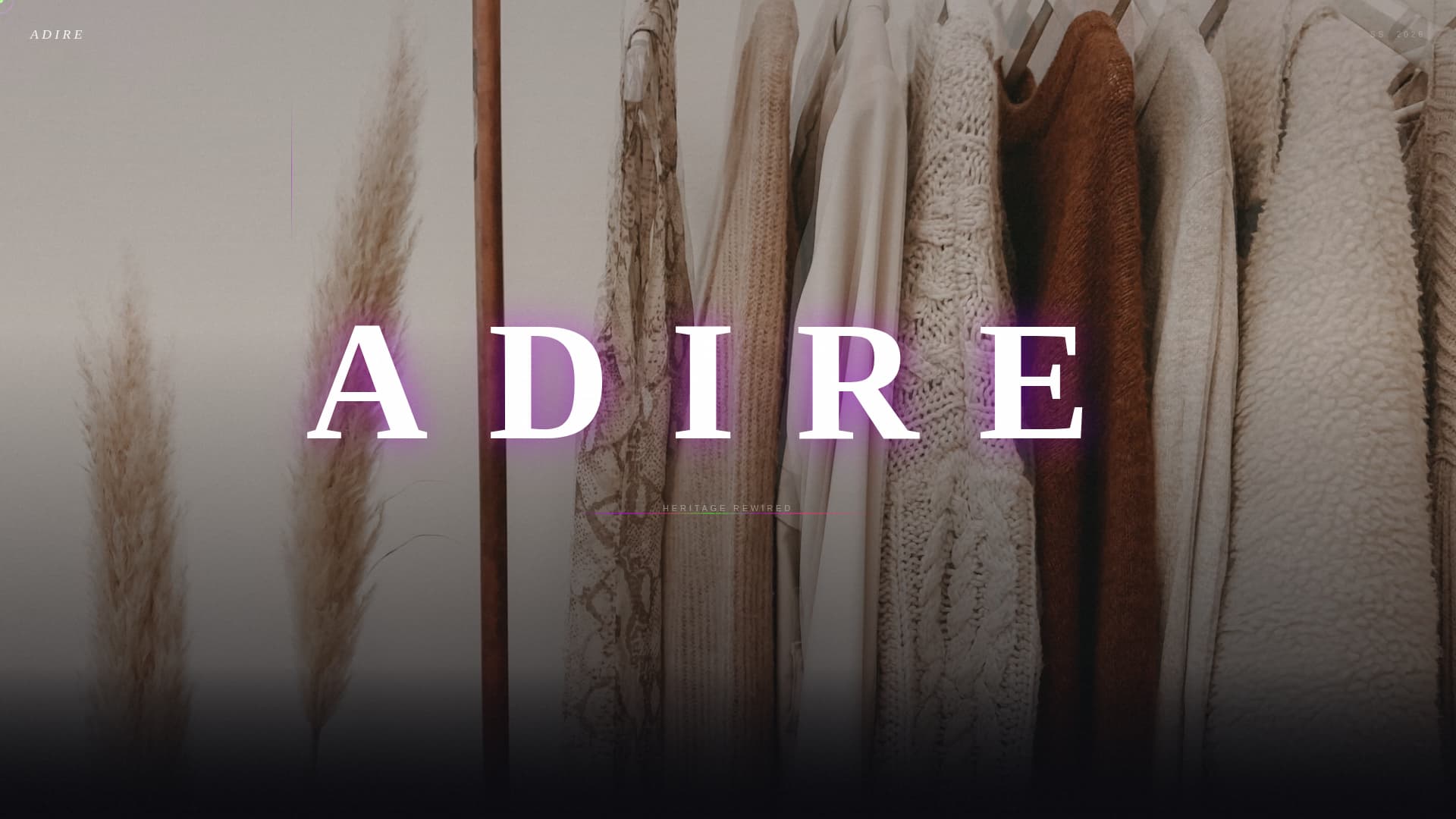 Adire - Immersive Heritage Landing Page Template