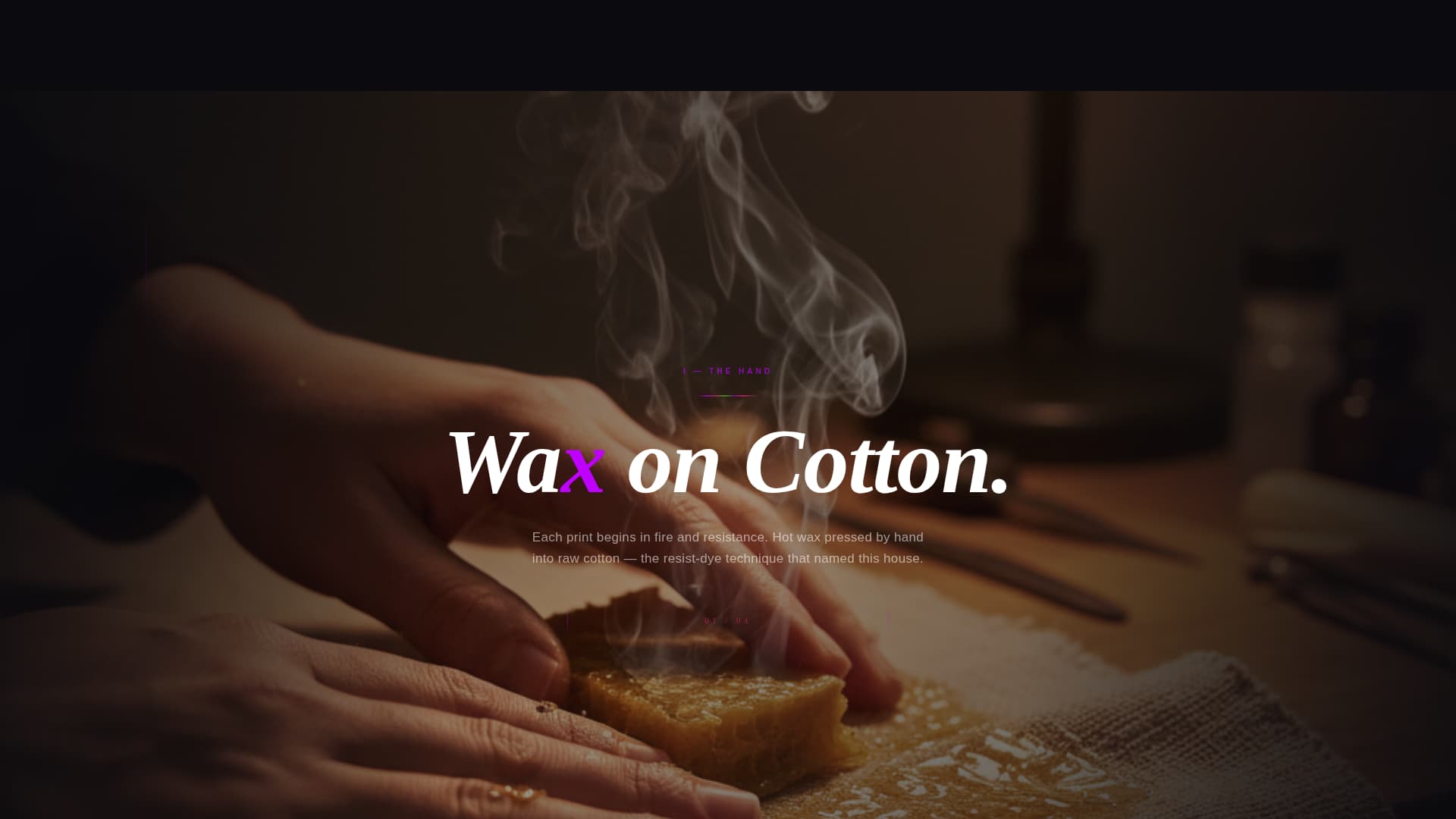 Adire - Immersive Heritage Landing Page Template