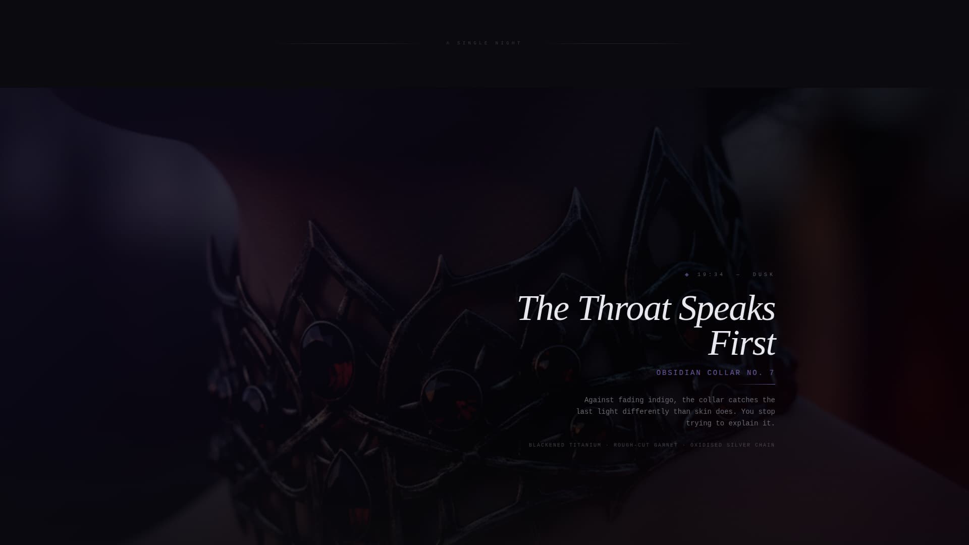 Adorn - Immersive Accessories Landing Page Template