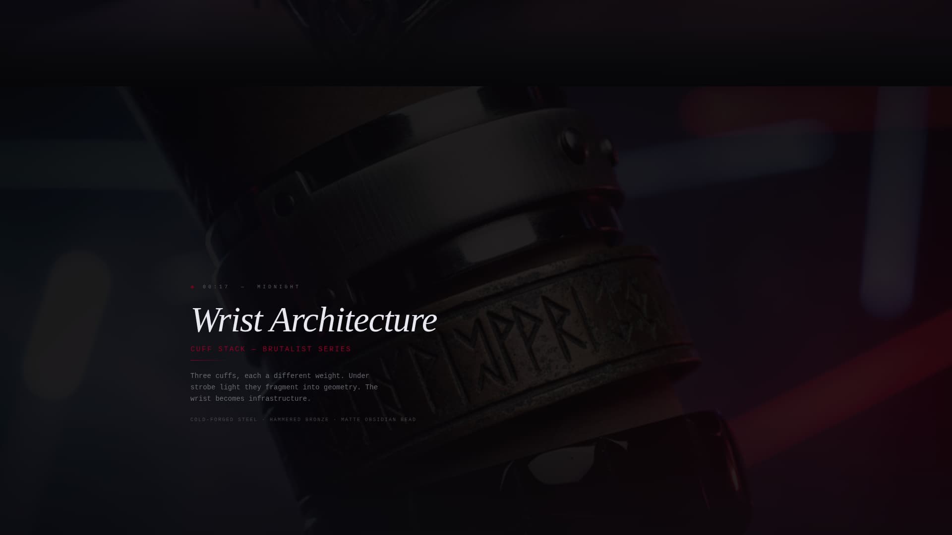 Adorn - Immersive Accessories Landing Page Template