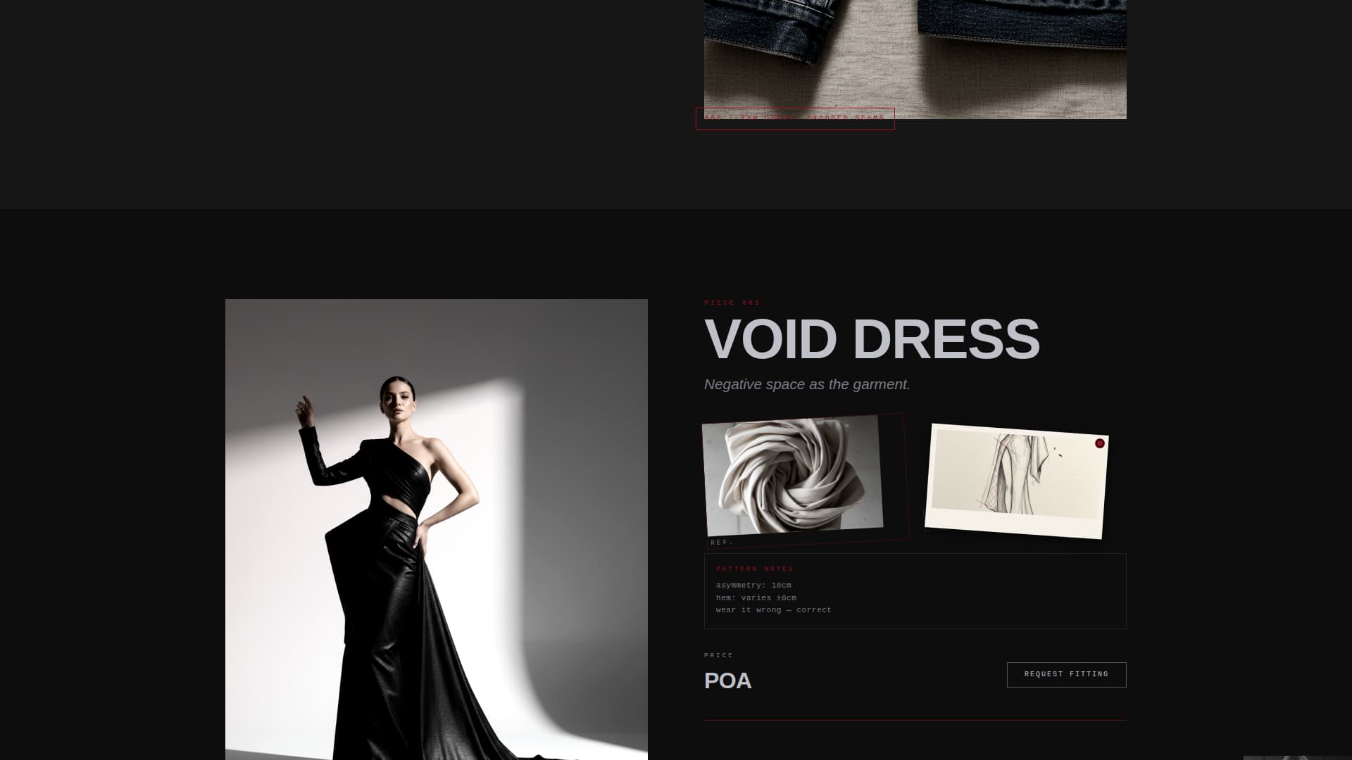 Drape - Brutalist Avantgarde Landing Page Template