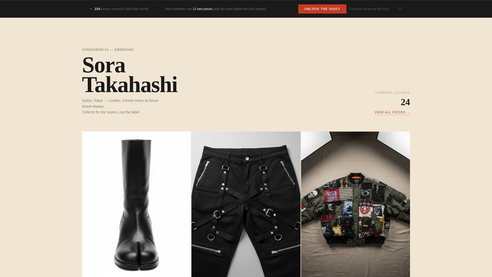 Grail - Immersive Avantgarde Landing Page Template