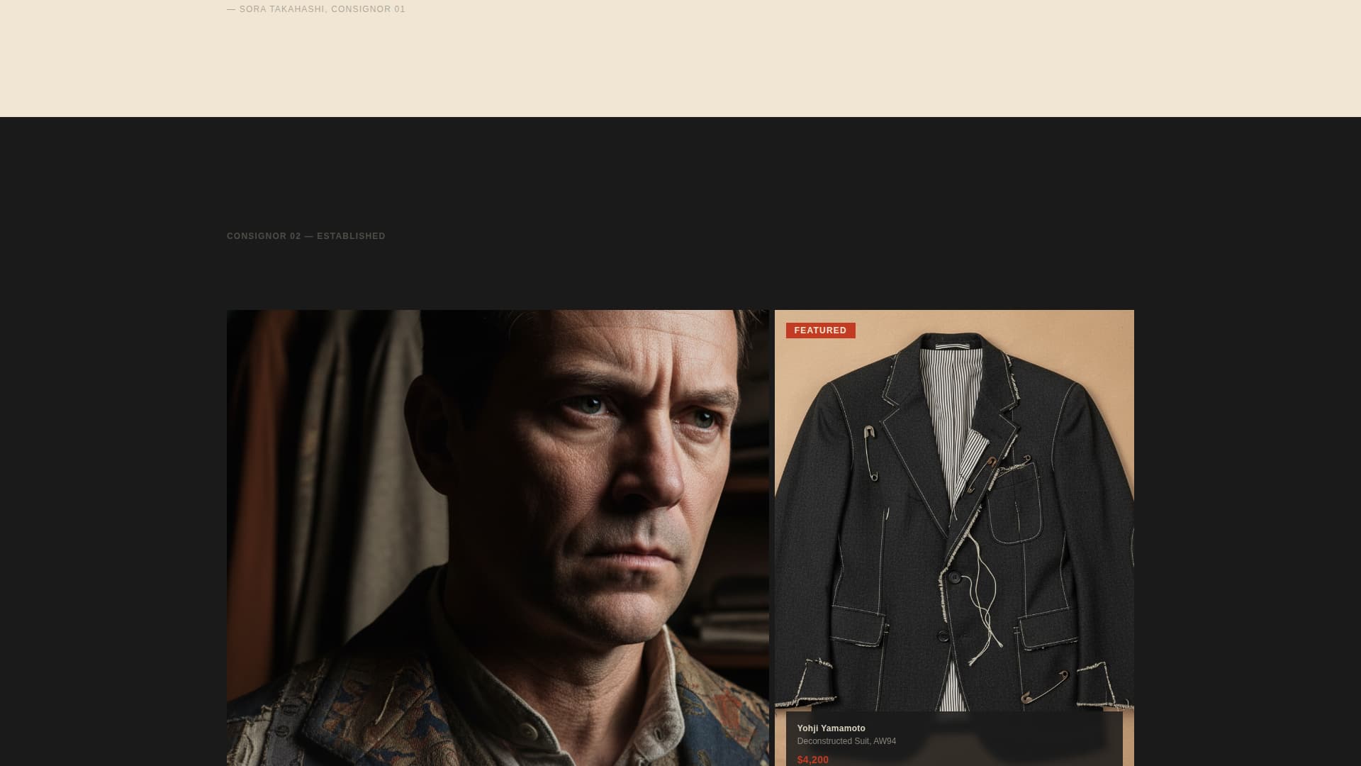 Grail - Immersive Avantgarde Landing Page Template