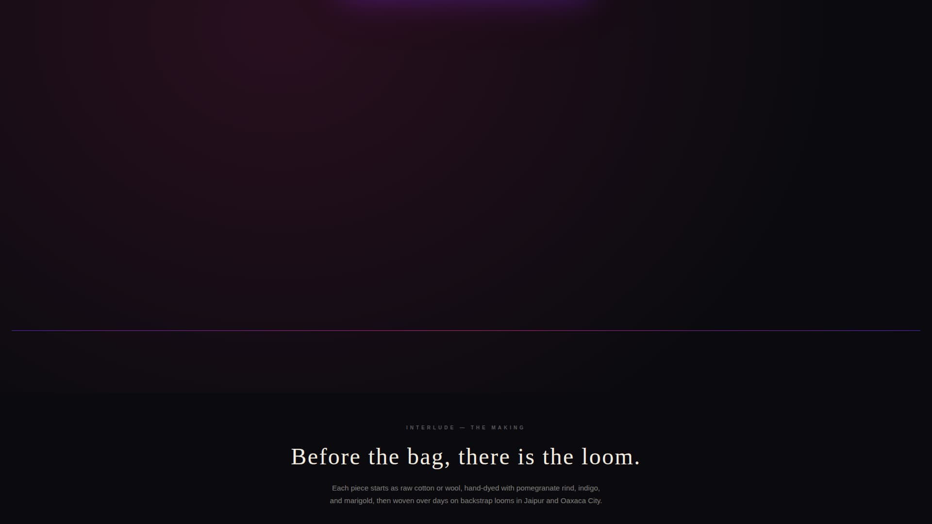 Bohemian - Modern Bag Landing Page Template