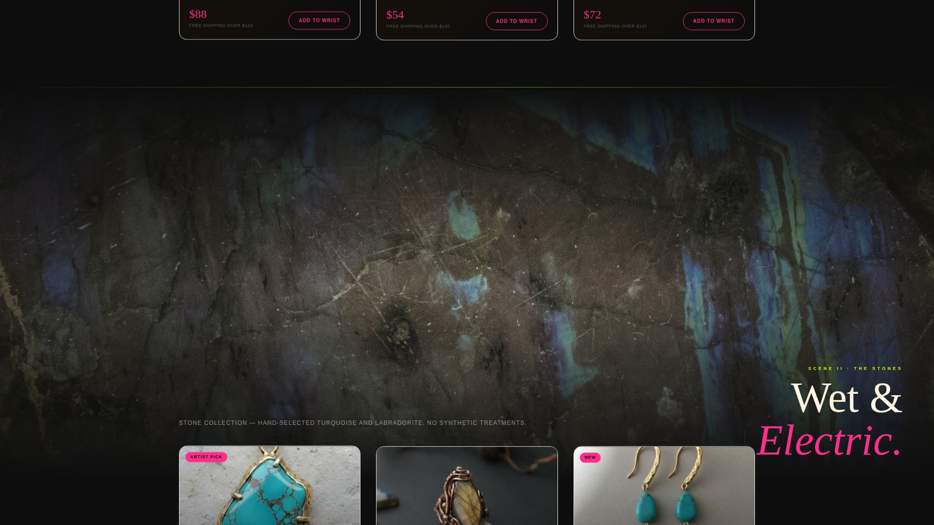 Adorn - Neoretro Jewelry Landing Page Template