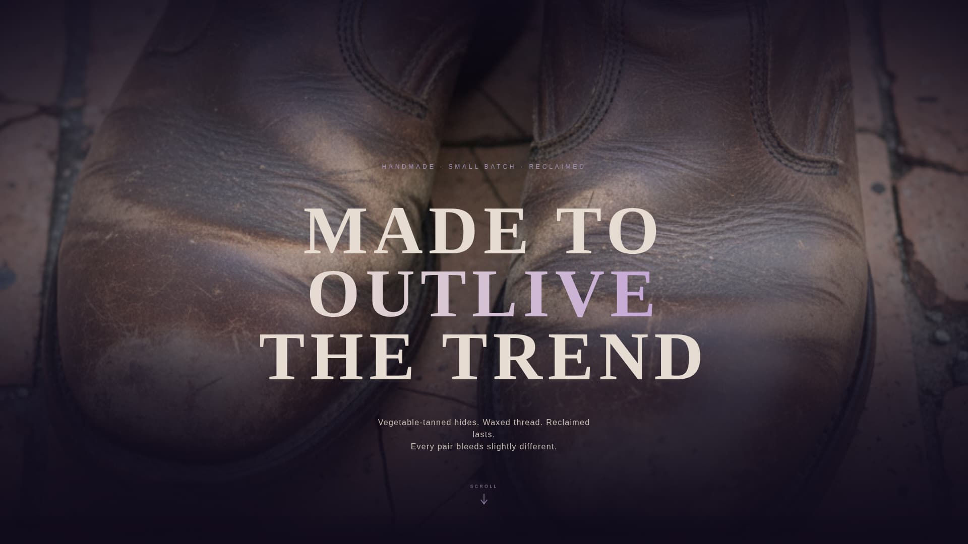 Sole - Immersive Bohemian Landing Page Template