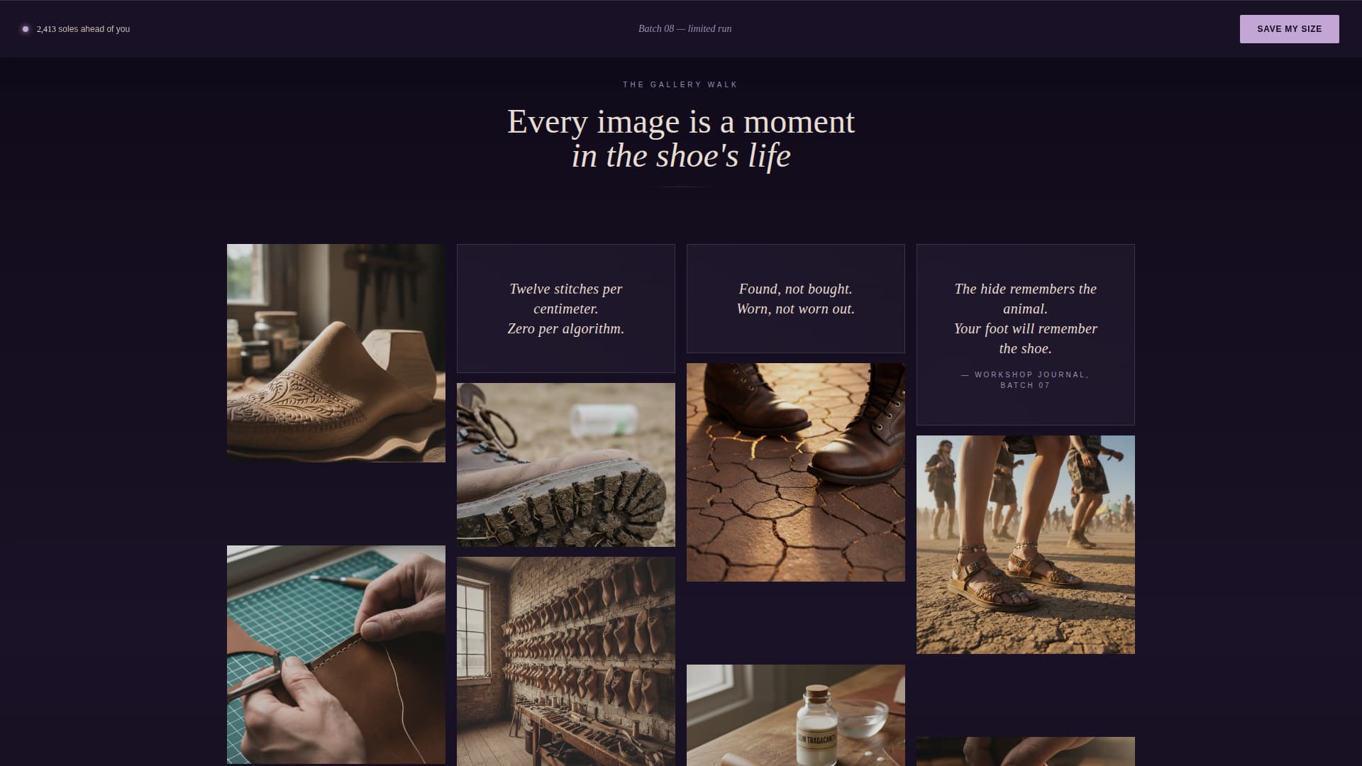 Sole - Immersive Bohemian Landing Page Template