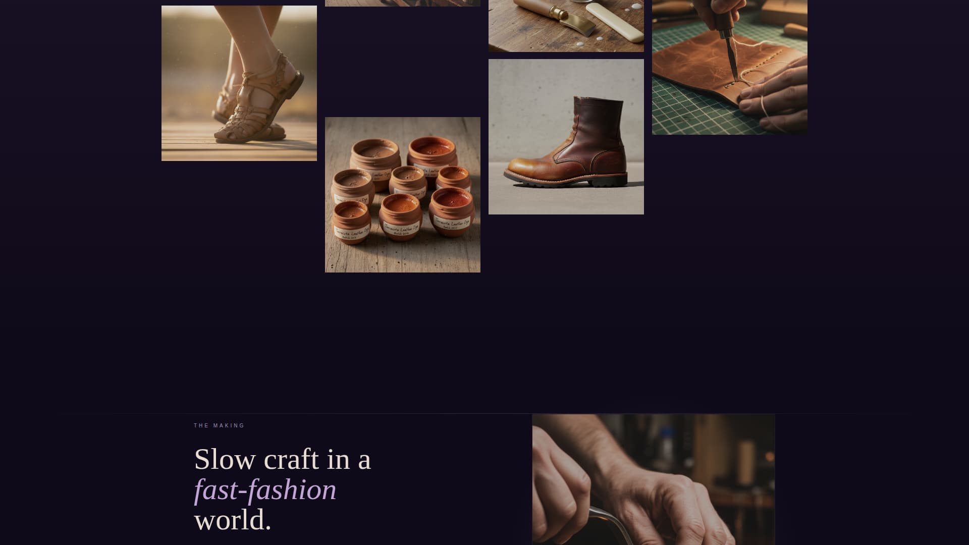 Sole - Immersive Bohemian Landing Page Template