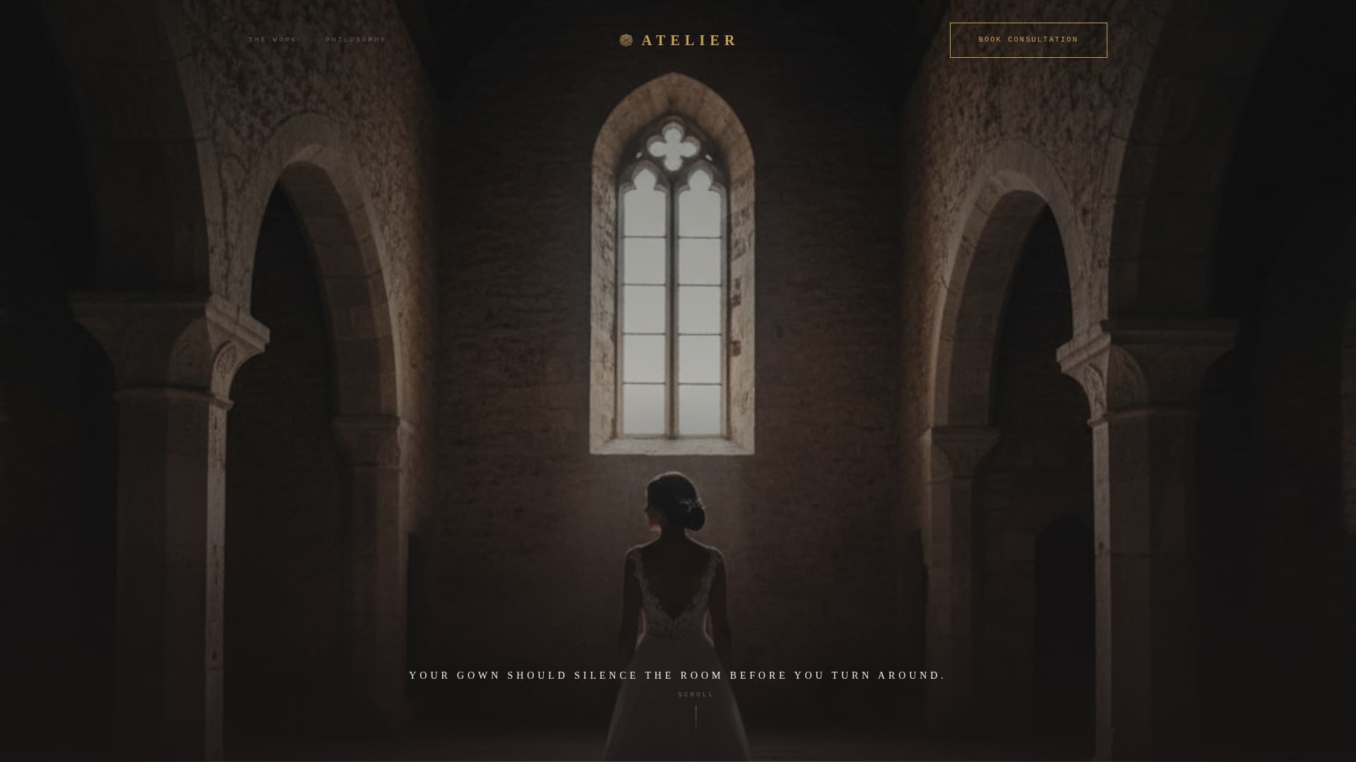 Atelier - Luxe Bridal Landing Page Template