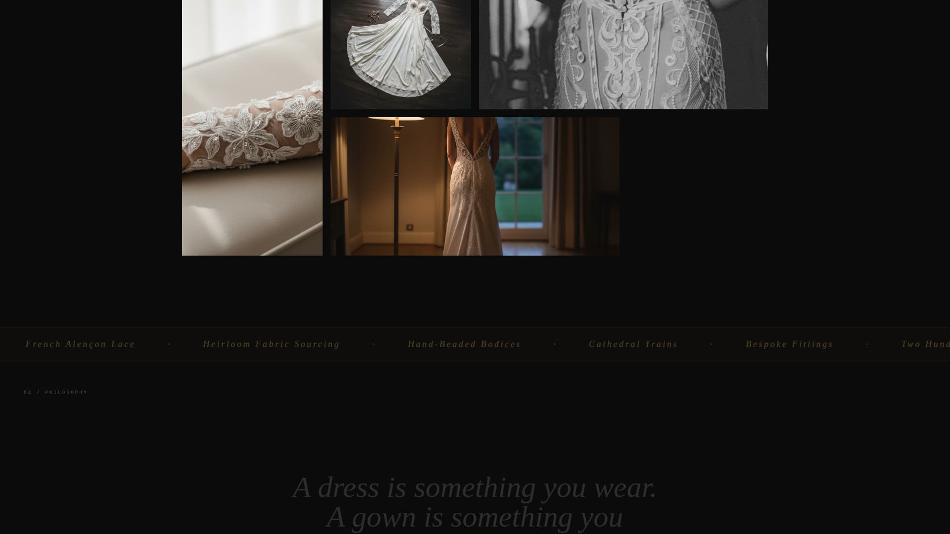 Atelier - Luxe Bridal Landing Page Template