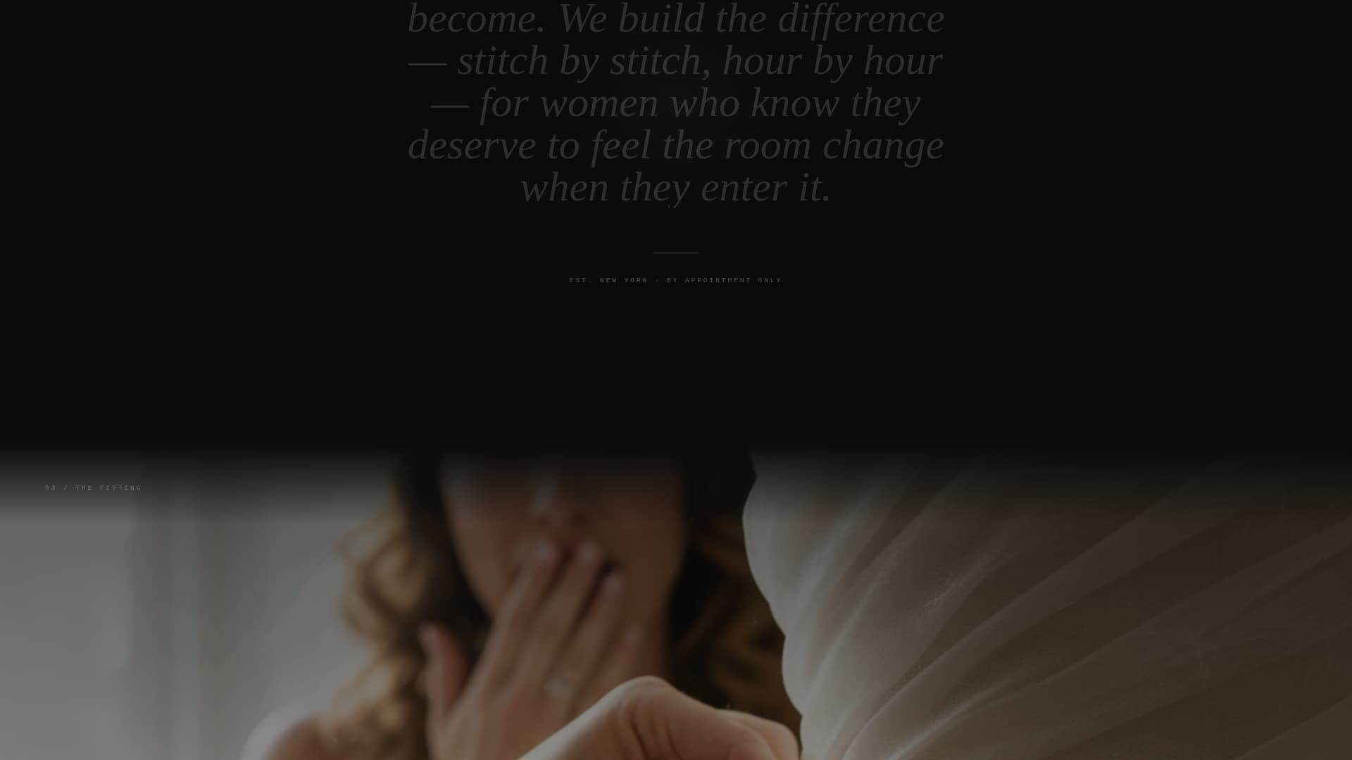 Atelier - Luxe Bridal Landing Page Template