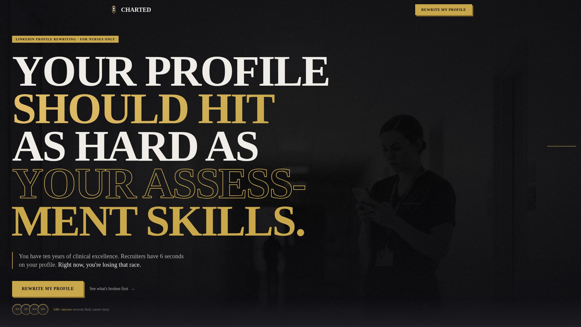 Nurse Profile Professional Website Template