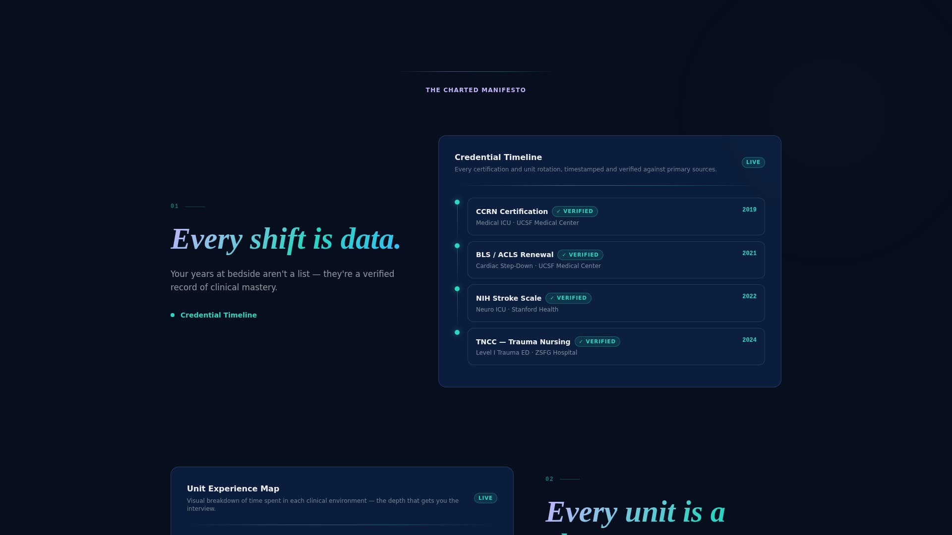 Nurse Profile Careers Website Template
