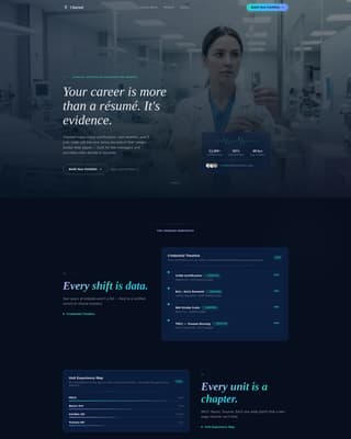 Nurse Profile Careers Website Template
