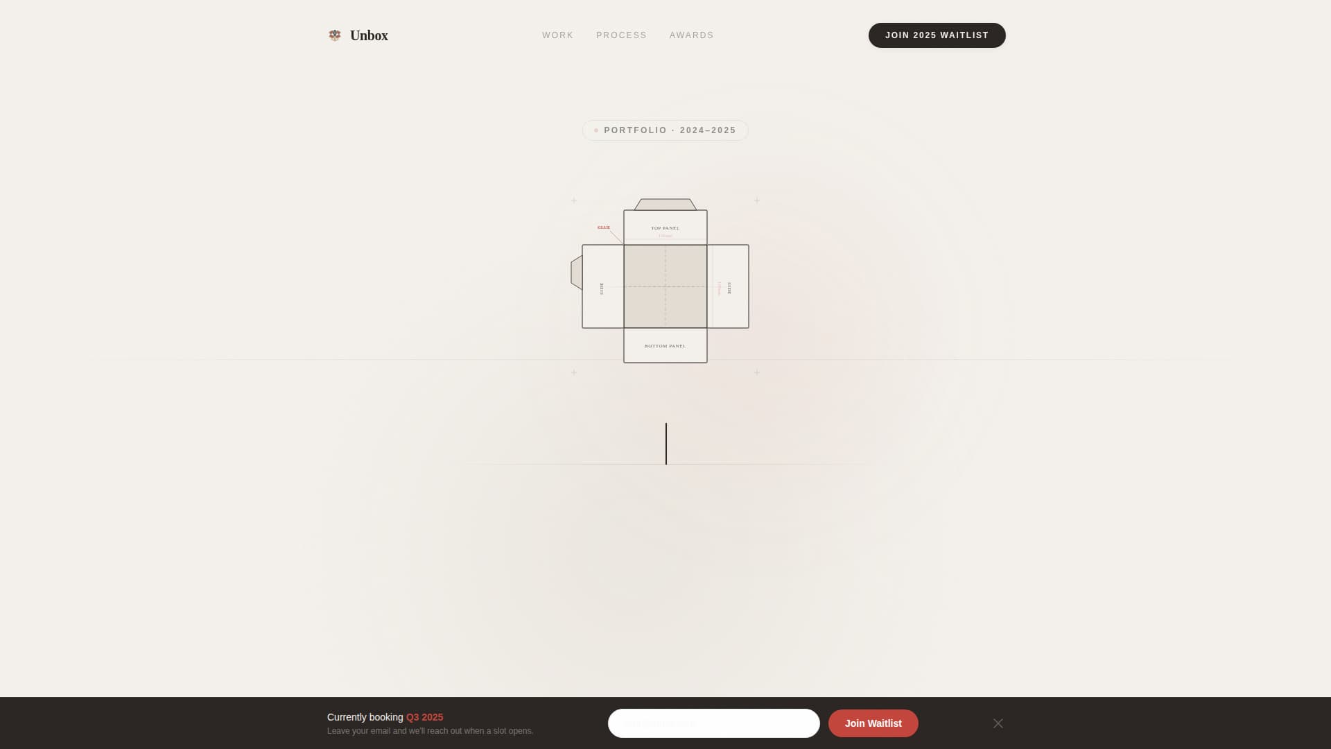 3D & Product Design Portfolio Pricing Website Template