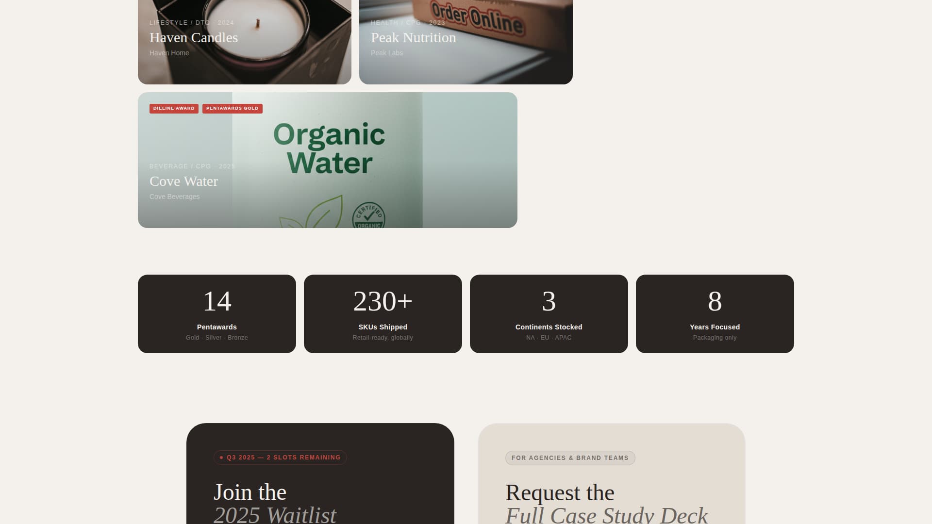 3D & Product Design Portfolio Pricing Website Template