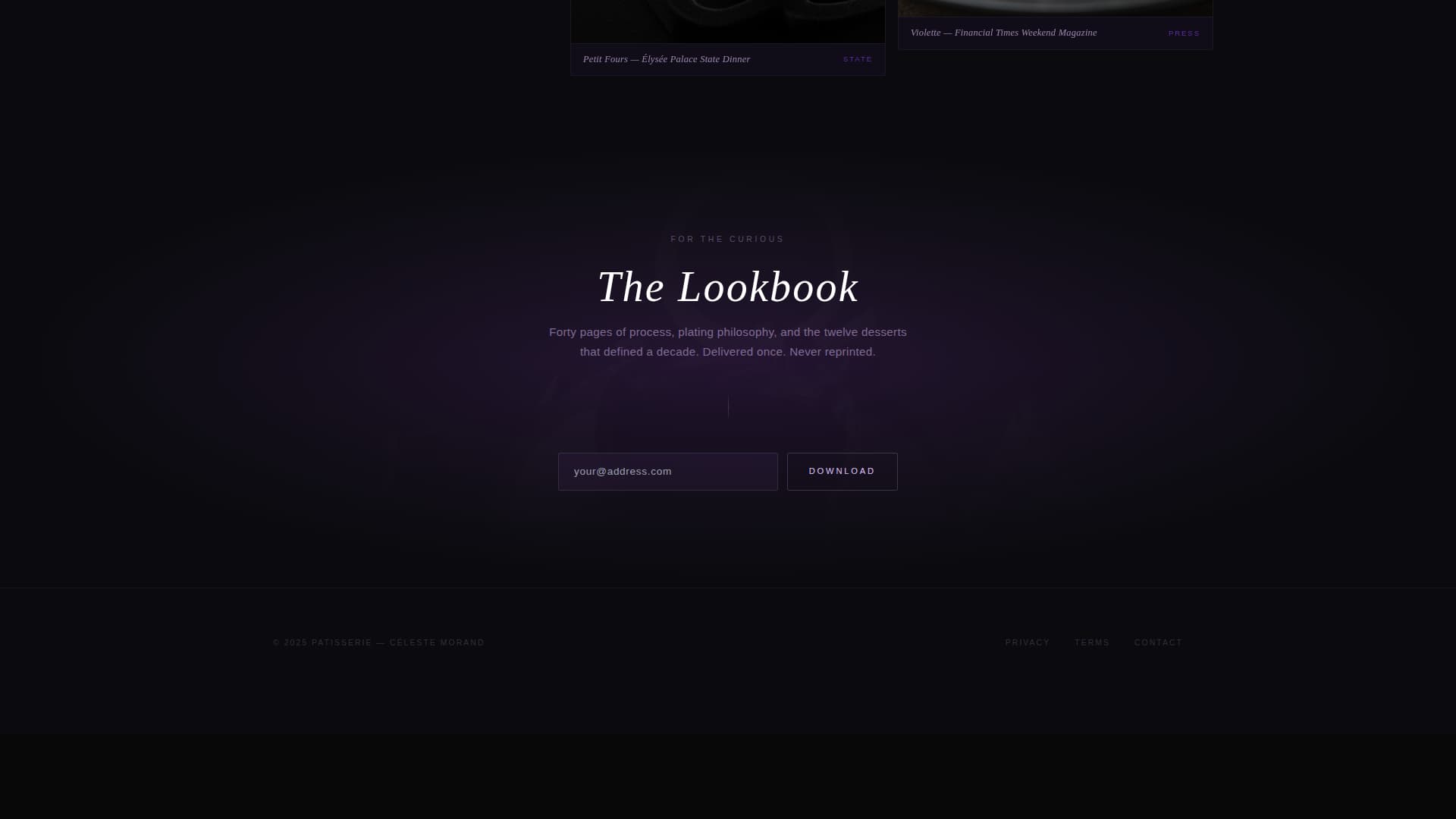 Chef & Culinary Portfolio Pre-Launch Website Template