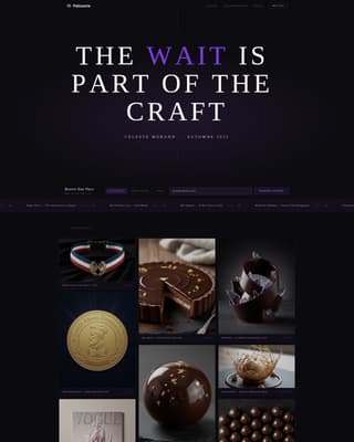 Chef & Culinary Portfolio Pre-Launch Website Template