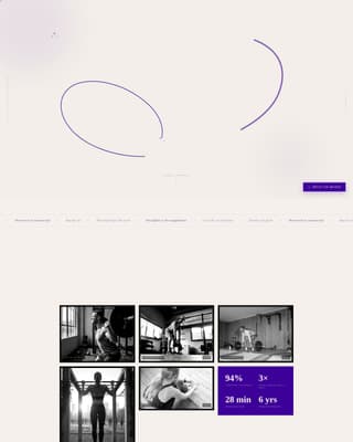 Personal Trainer Profile Specialist Professional Website Template