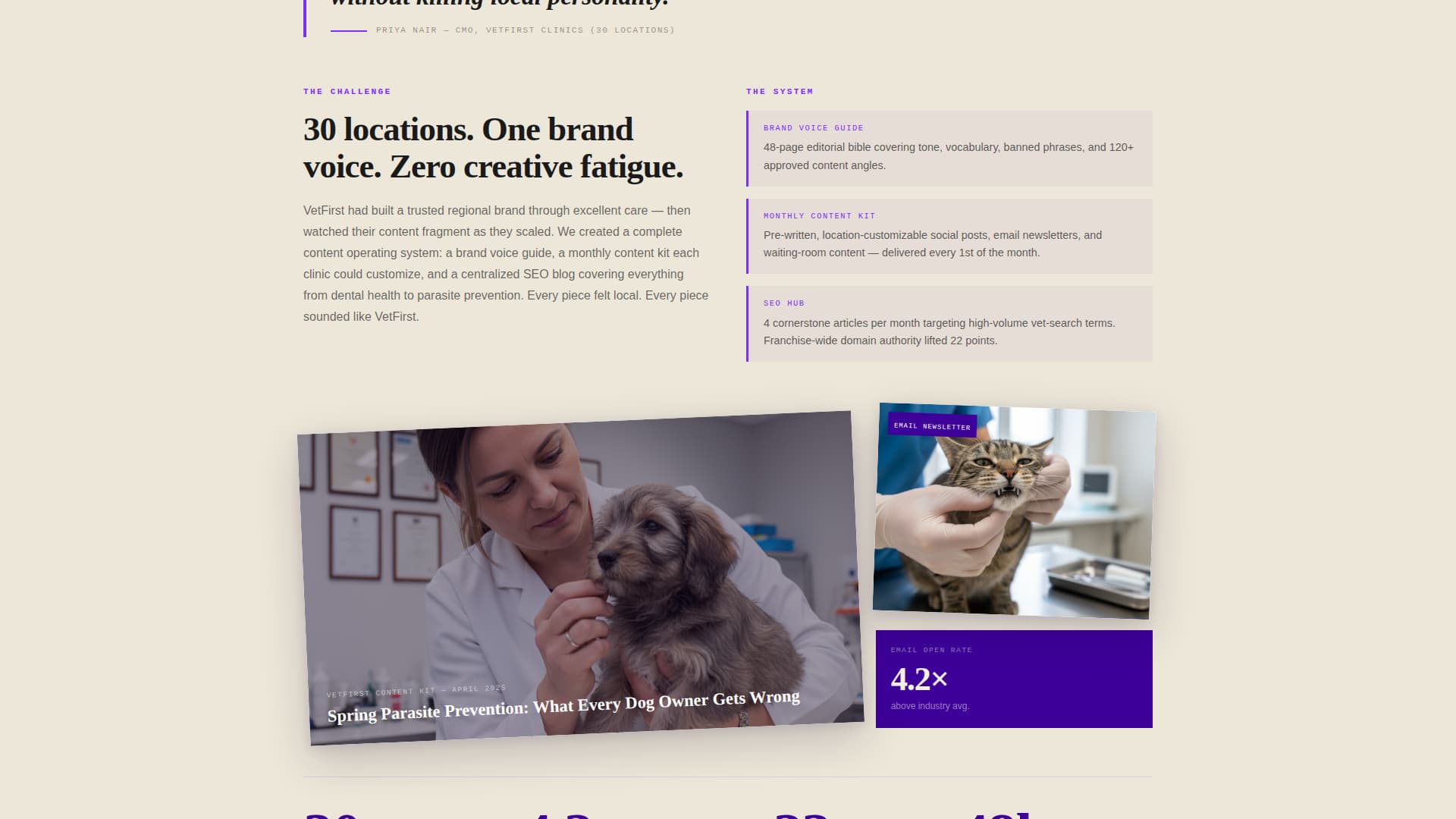Pet Care Marketing & Agency Expert Portfolio Website Template