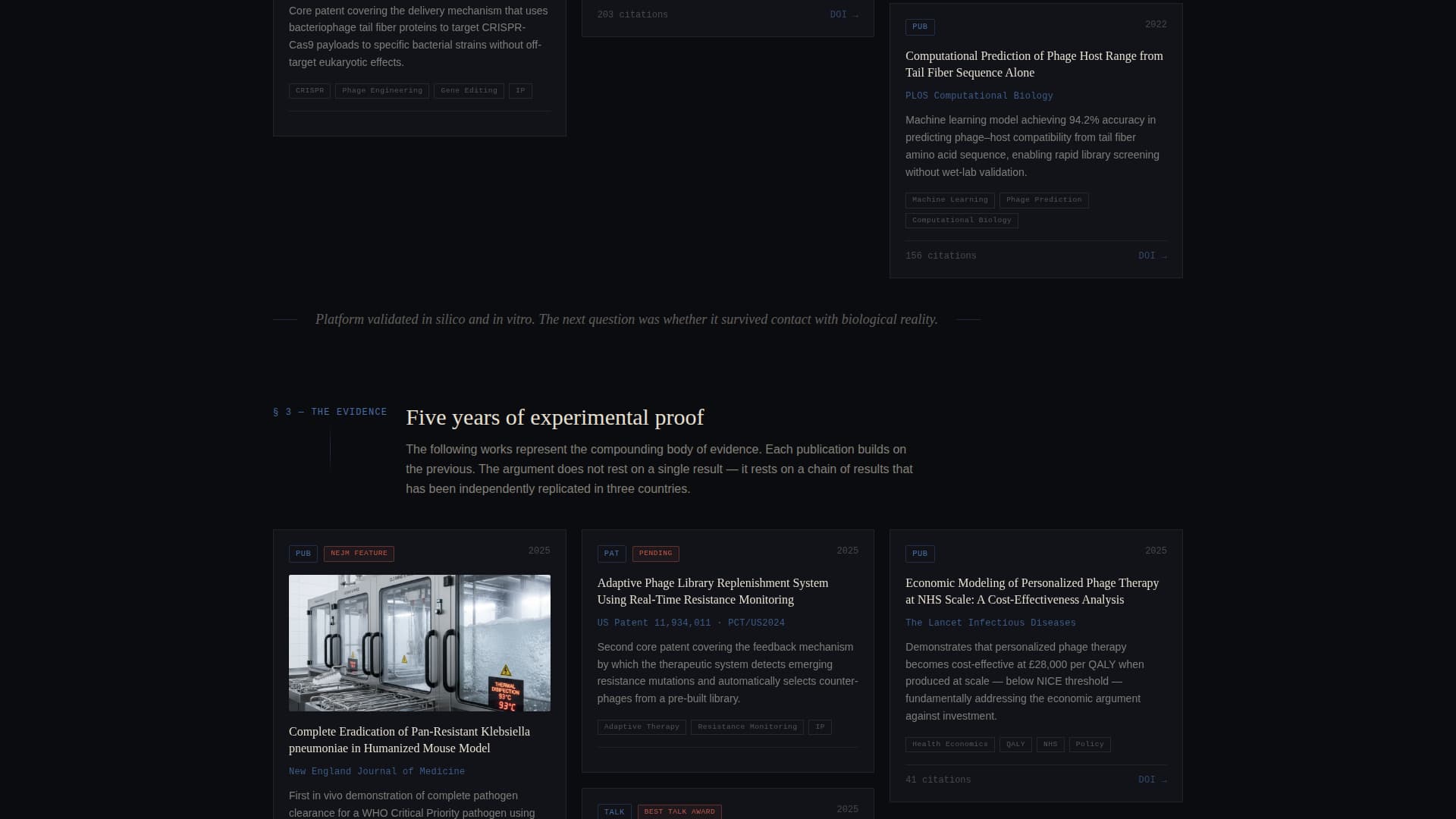 Academic & Research Profile Reviews Website Template