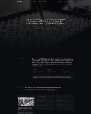 Academic & Research Profile Reviews Website Template