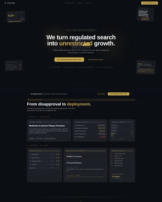 Pharmaceutical Marketing & Agency Advanced Portfolio Website Template