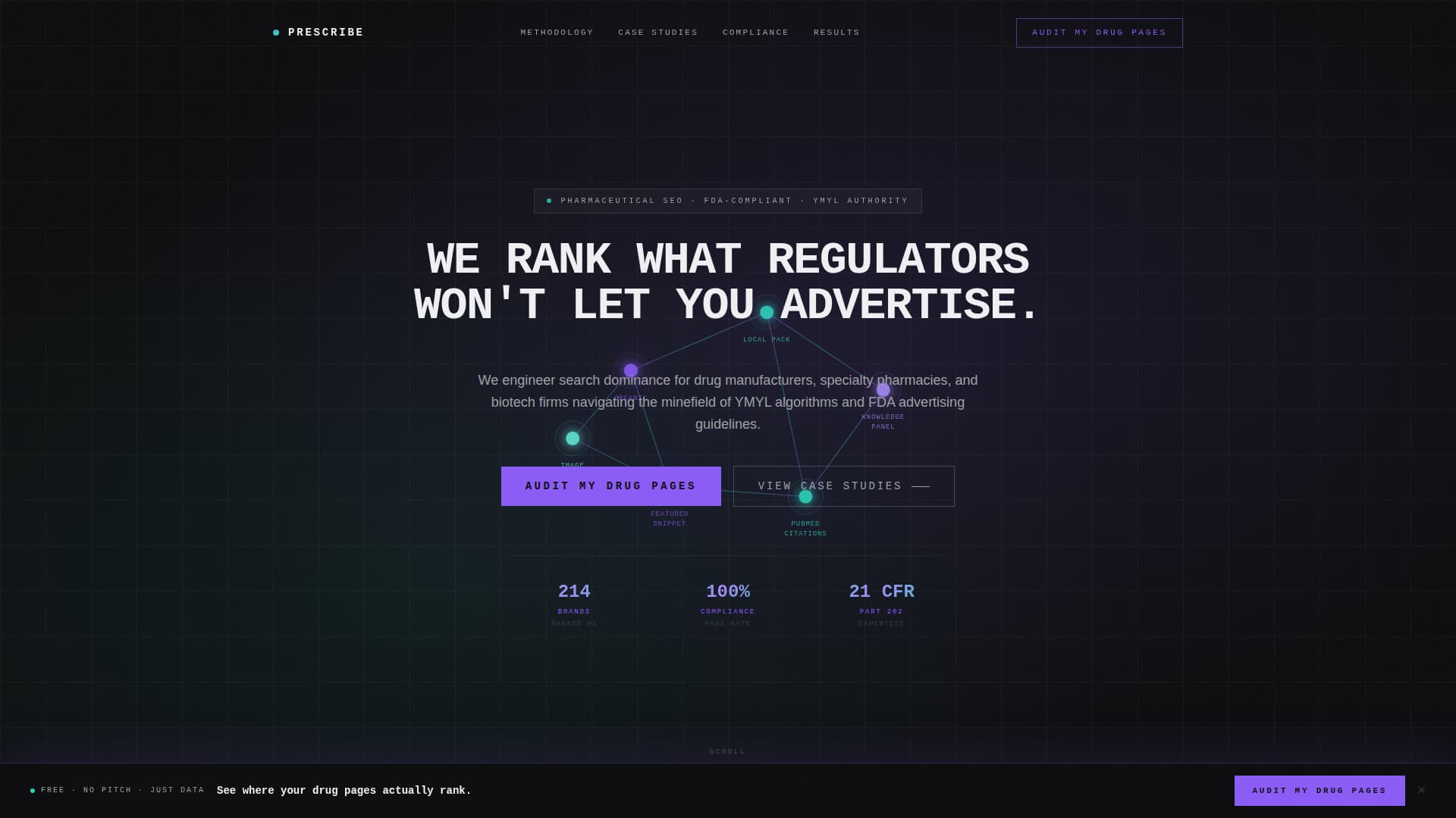 Pharmaceutical Marketing & Agency Portfolio Website Template