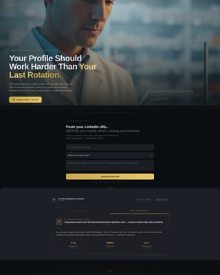 Pharmacist Profile Careers Website Template