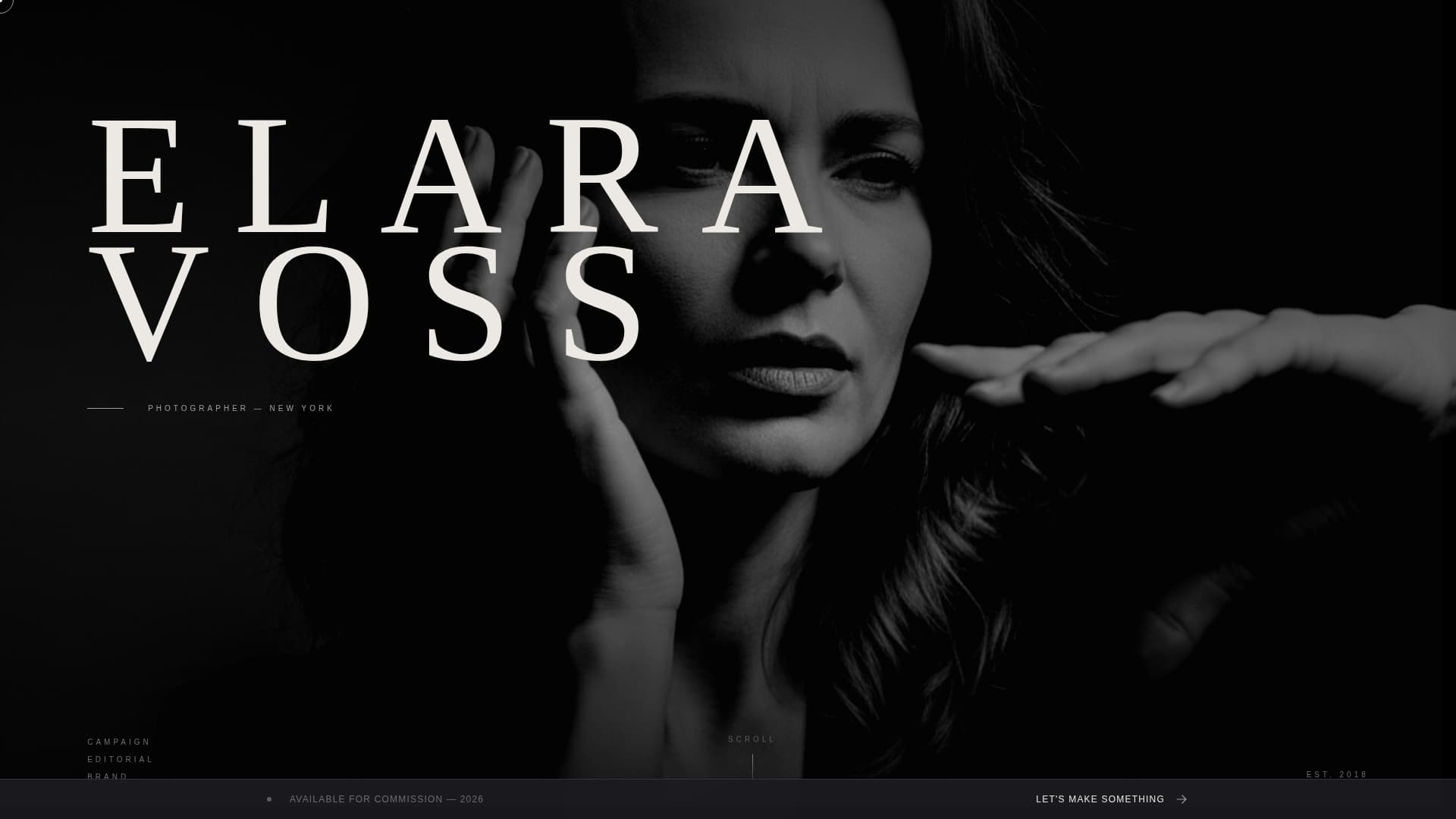 Photographer Portfolio Portfolio Website Template