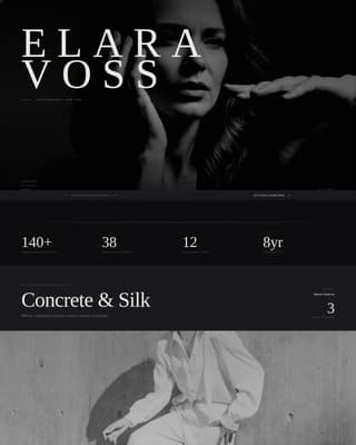 Photographer Portfolio Portfolio Website Template