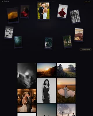 Photographer Portfolio Booking Website Template
