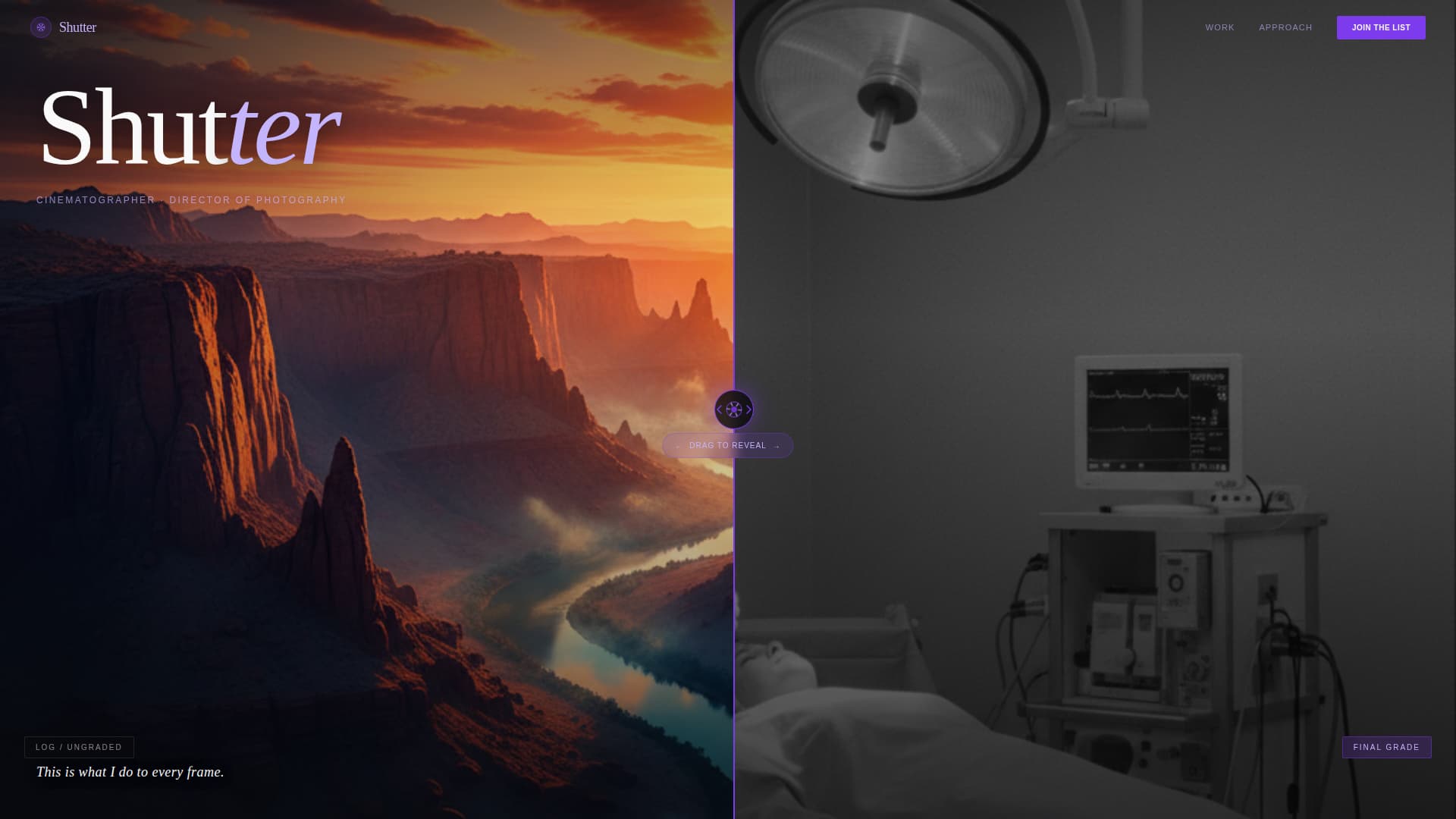 Photographer Portfolio Pre-Launch Website Template