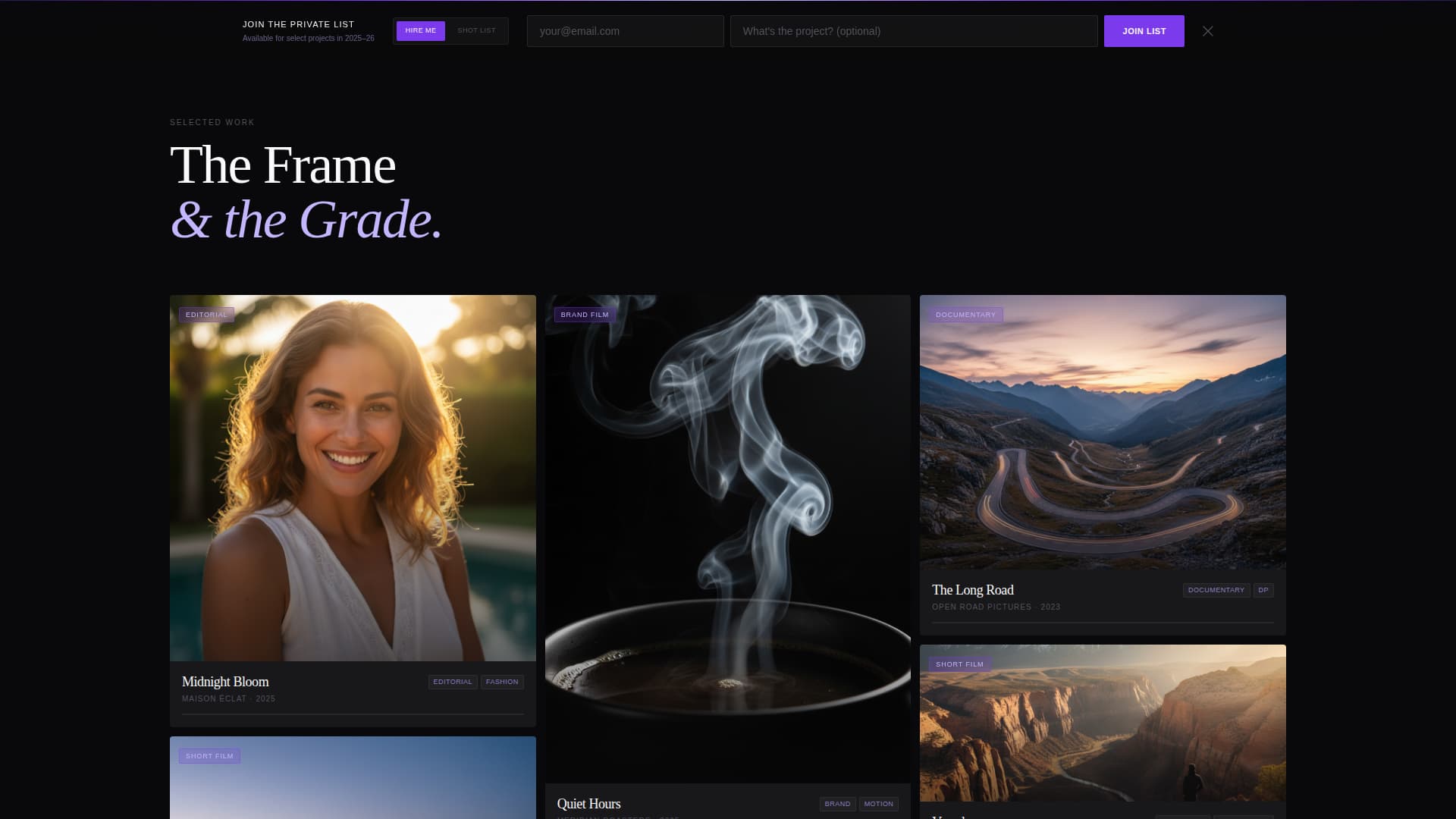 Photographer Portfolio Pre-Launch Website Template