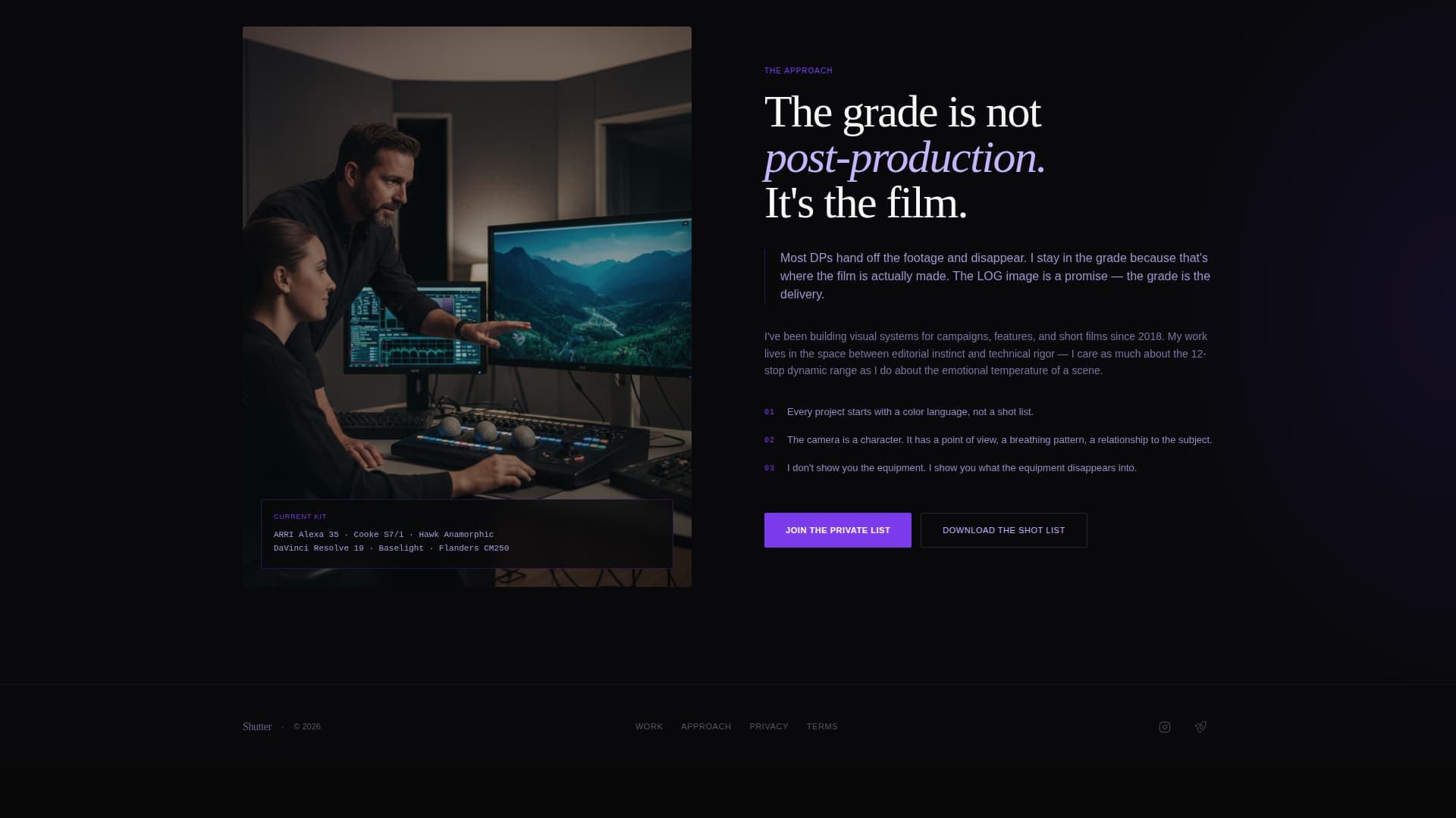 Photographer Portfolio Pre-Launch Website Template