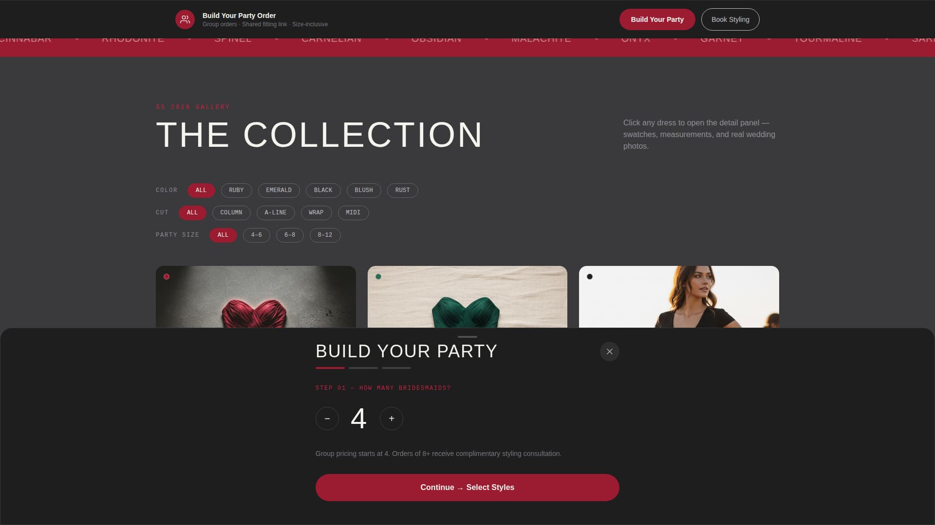 Sash - Bold Bridesmaid Landing Page Template