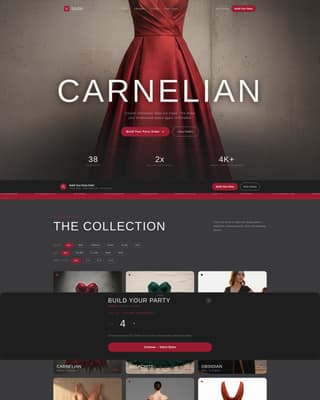 Sash - Bold Bridesmaid Landing Page Template
