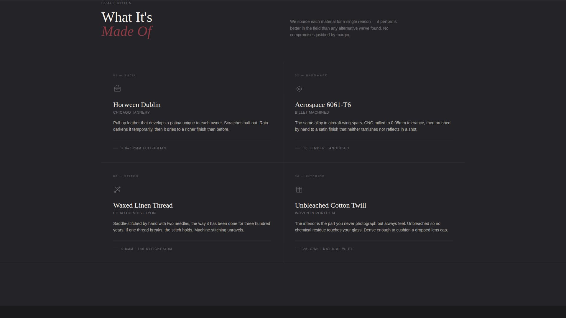 Shutter - Luxe Camerabag Landing Page Template
