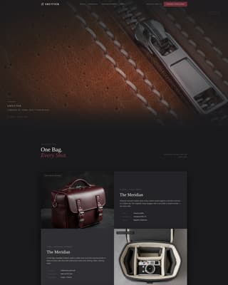 Bag & Luggage Brand Professional Website Template