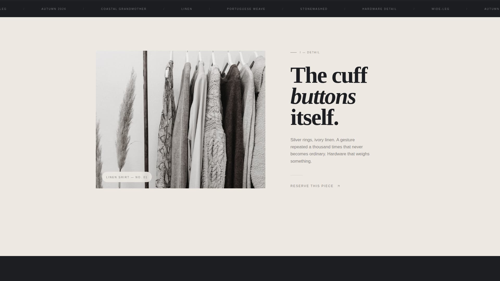 Tide - Cinematic Coastal Landing Page Template