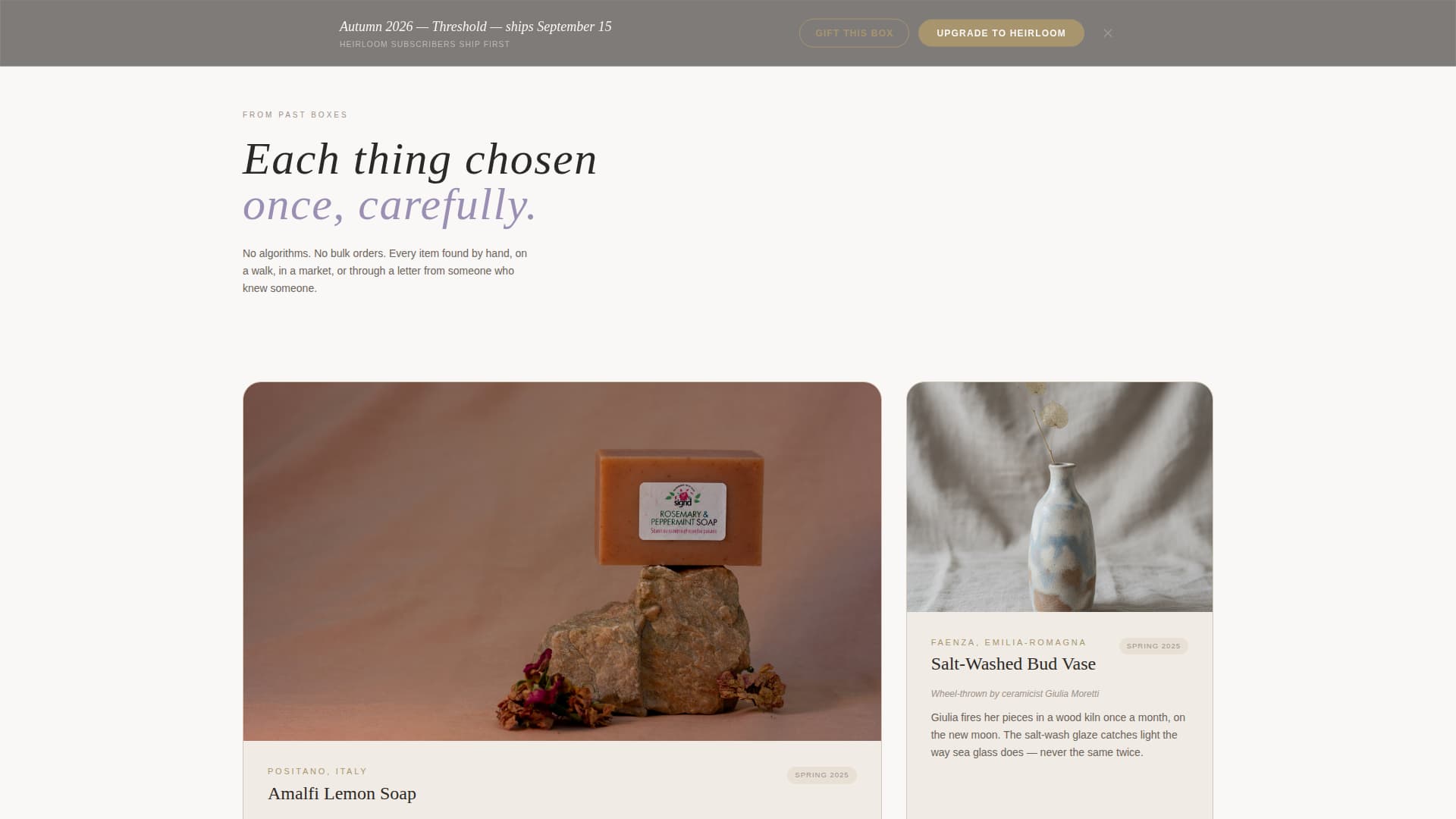 Tide - Curated Coastalgrandmother Landing Page Template