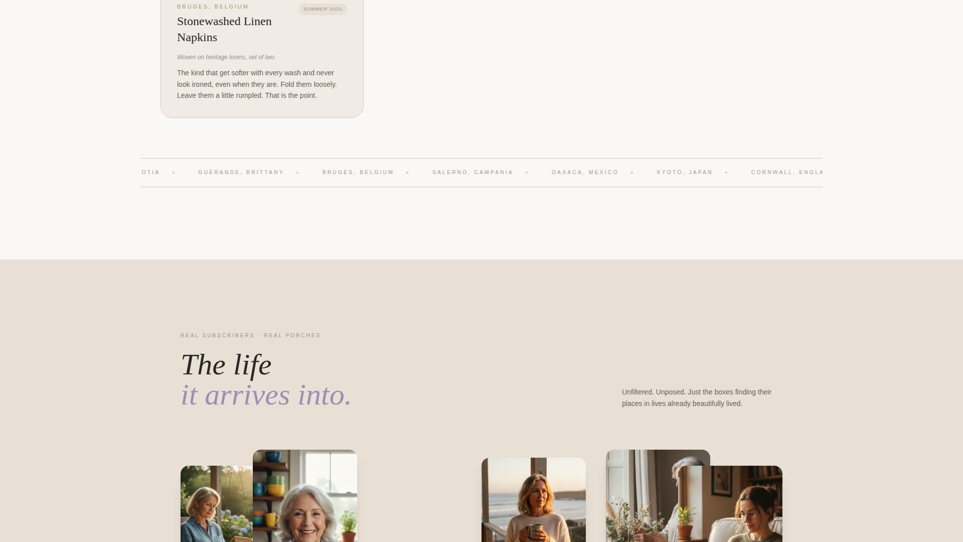 Tide - Curated Coastalgrandmother Landing Page Template