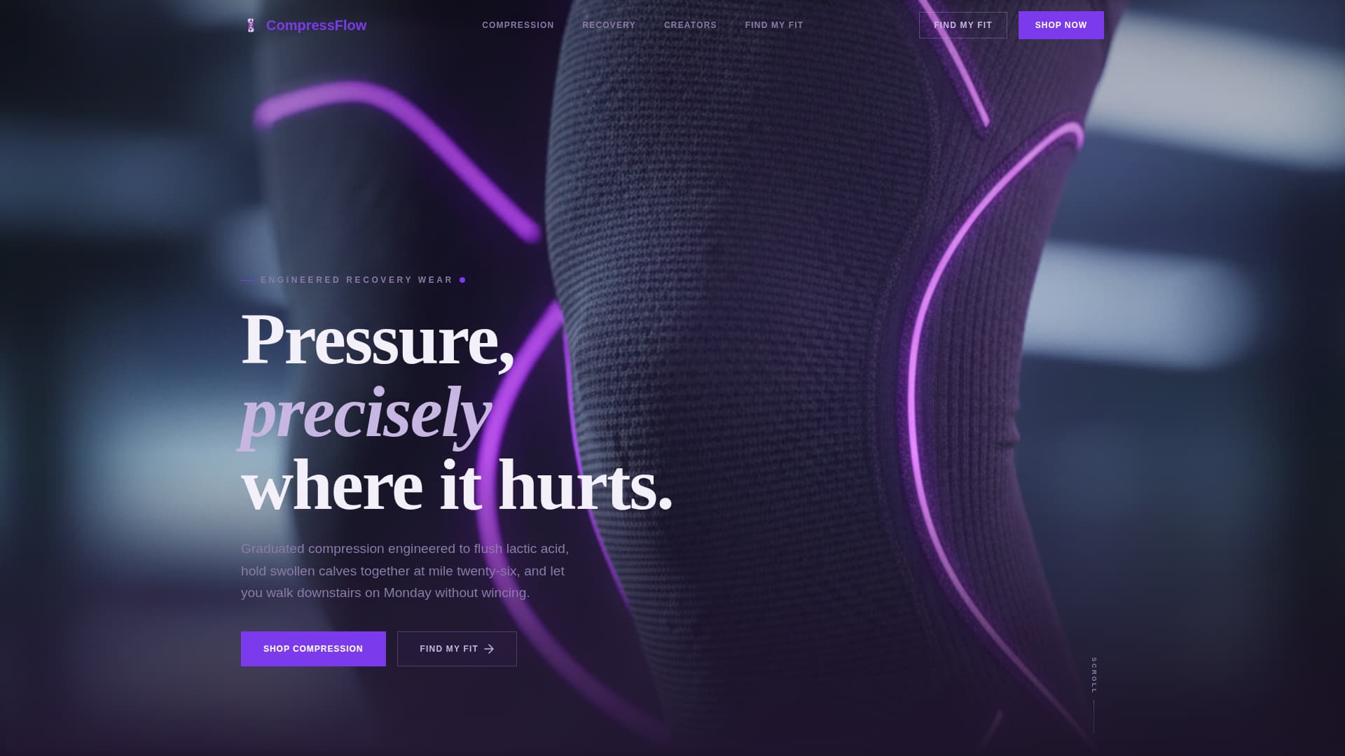 Recoverygrid - Athletedriven Activewear Landing Page Template