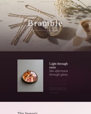 Wildflower — Charming Cottage Core Landing Page Template