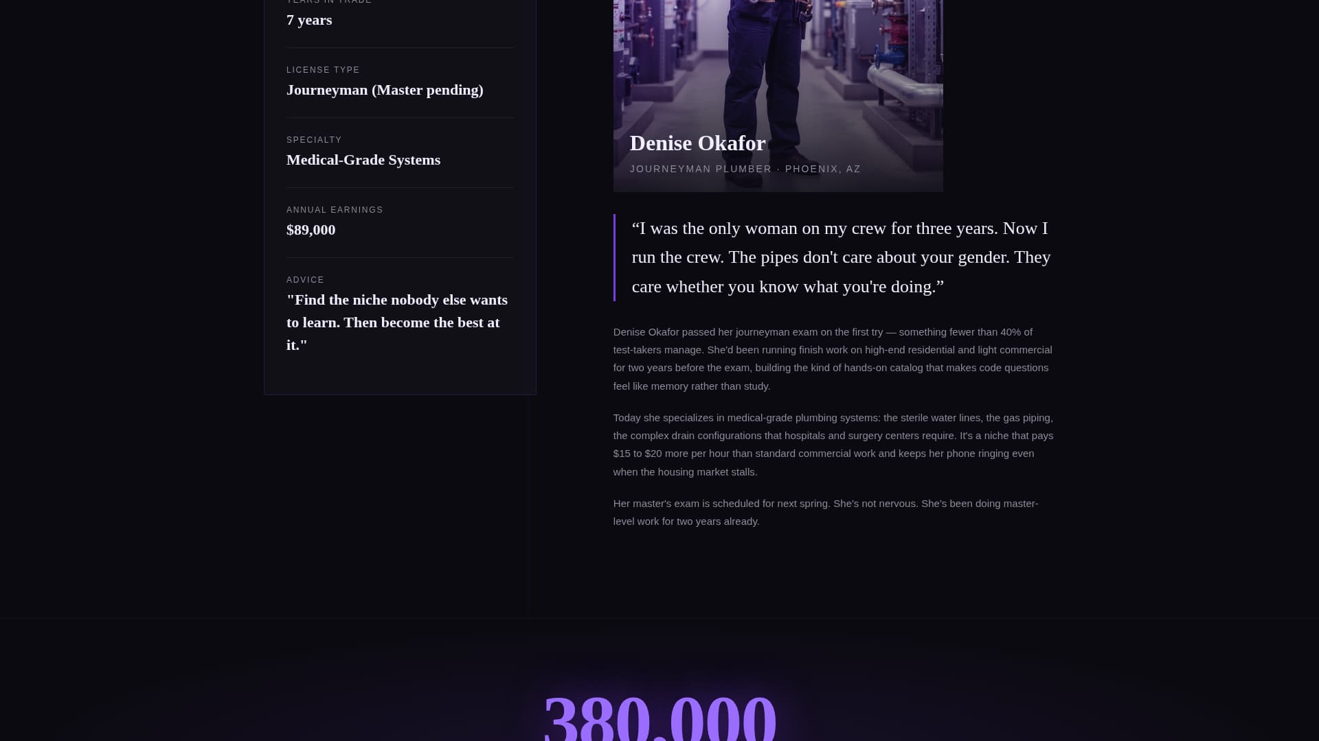 Plumber Profile Pre-Launch Website Template