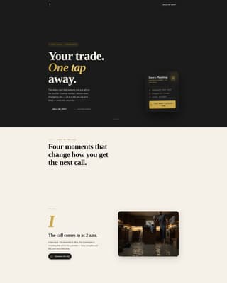 Plumber Profile Professional Website Template